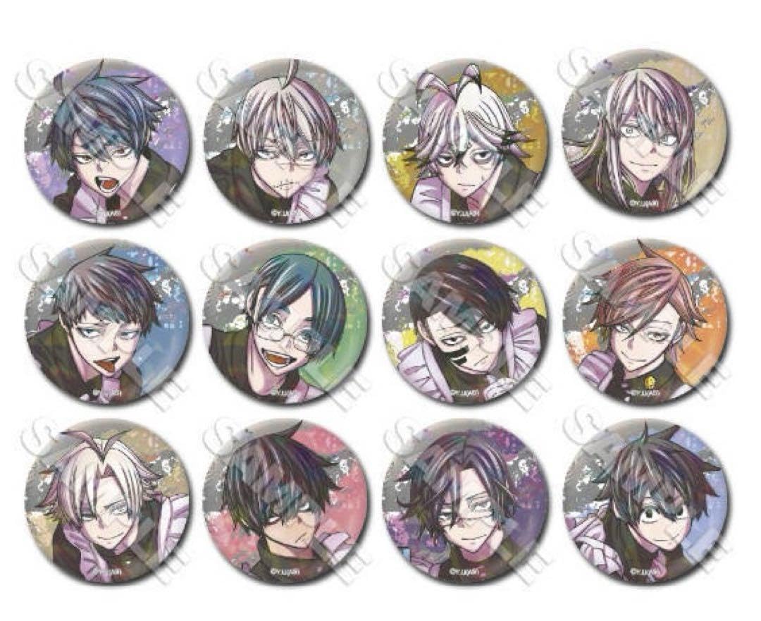 M*I様 28個 桃源暗鬼 桃寺神門 缶バッジ TVアニメ「桃源暗鬼」第3弾