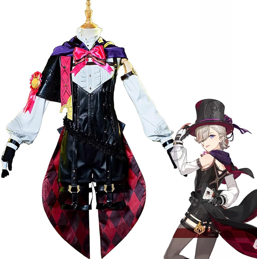 Amazon.co.jp: [KIOR] 原神 リネ Lyney コスプレ衣装 コスチューム服