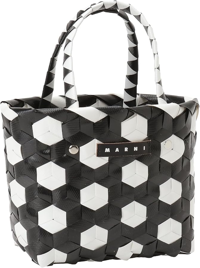 Amazon | [マルニ] マルニキッズ 大人もOK ドットバッグ かごバッグ