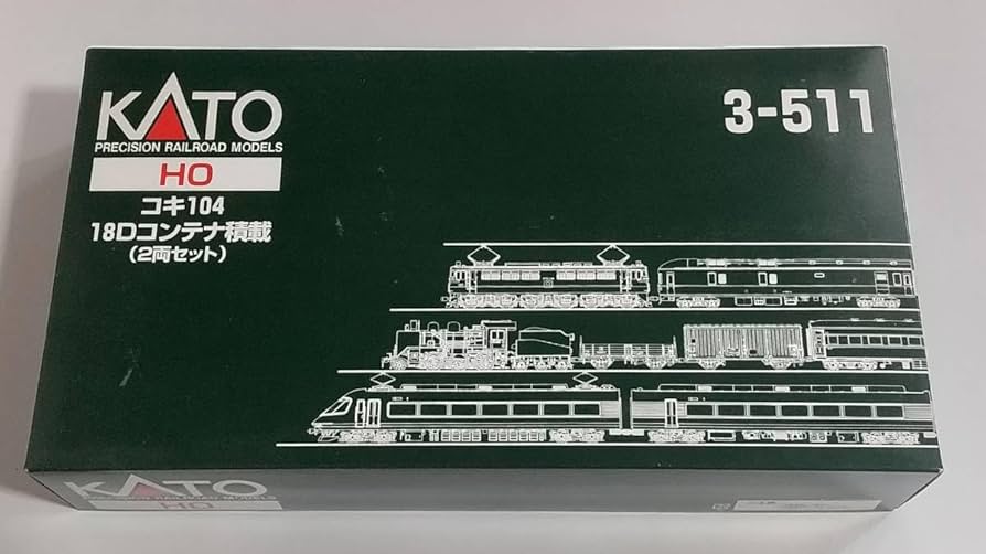 Amazon | KATO 3-511 コキ104 18Dコンテナ積載 2両セット | 鉄道模型 通販