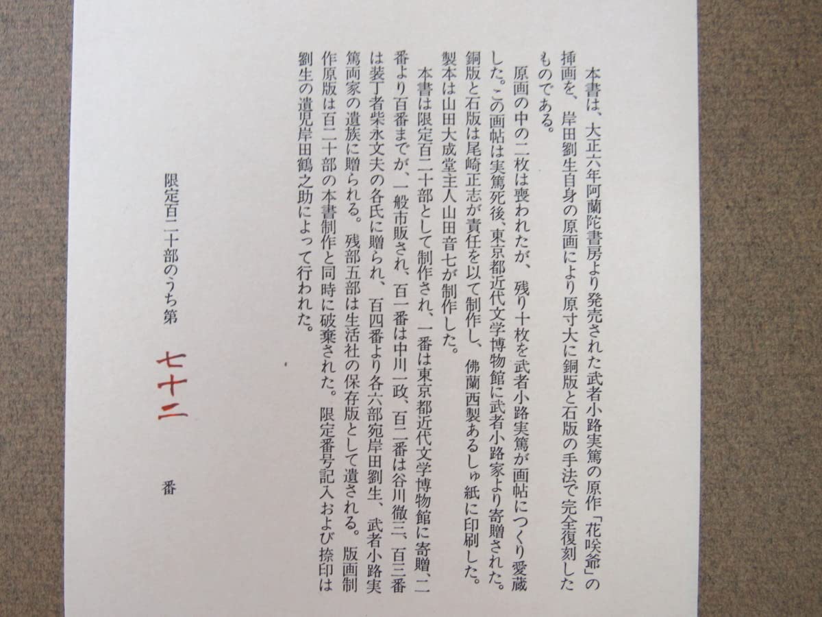 Amazon.co.jp: 岸田劉生復刻版画10点入（各作品にエディション及遺族