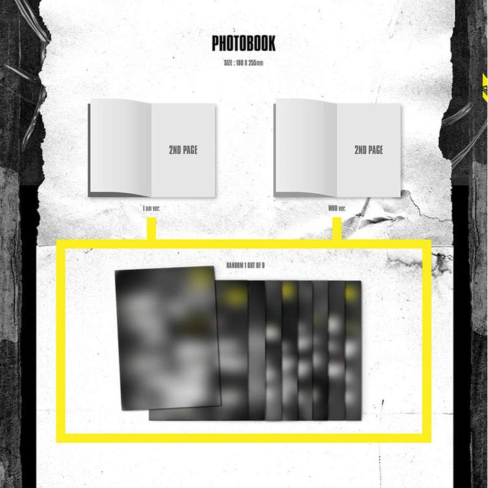 STRAY KIDS I am Who (I am+Who Version Set) 2nd Mini Album 2 CDs+2