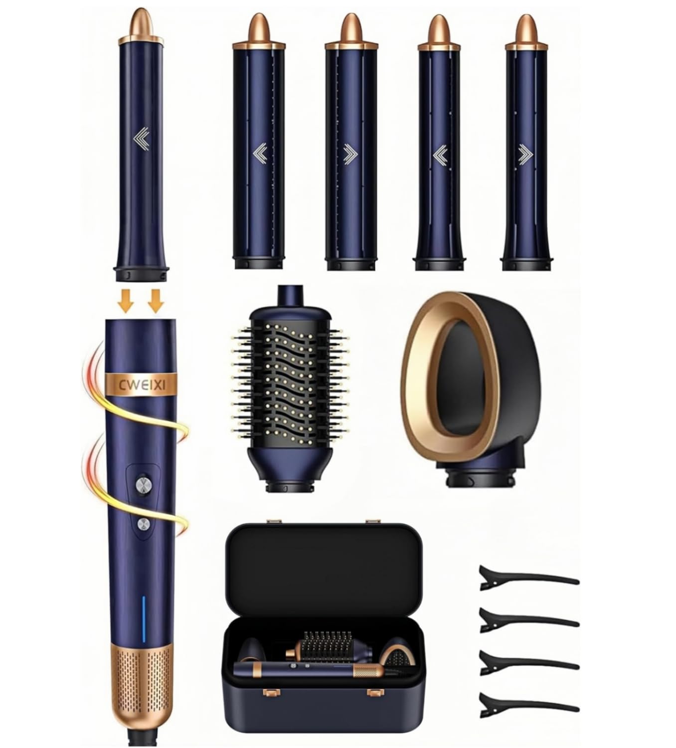 Amazon | 【6IN1 大風量 110000 RPM 新色】マルチスタイラー コテ ヘア