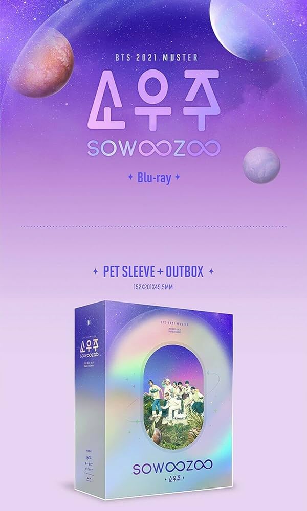 BTS 2021 MUSTER SOWOOZOO BLU-RAY ( Incl. 3 DISC+Photo Book+Photo