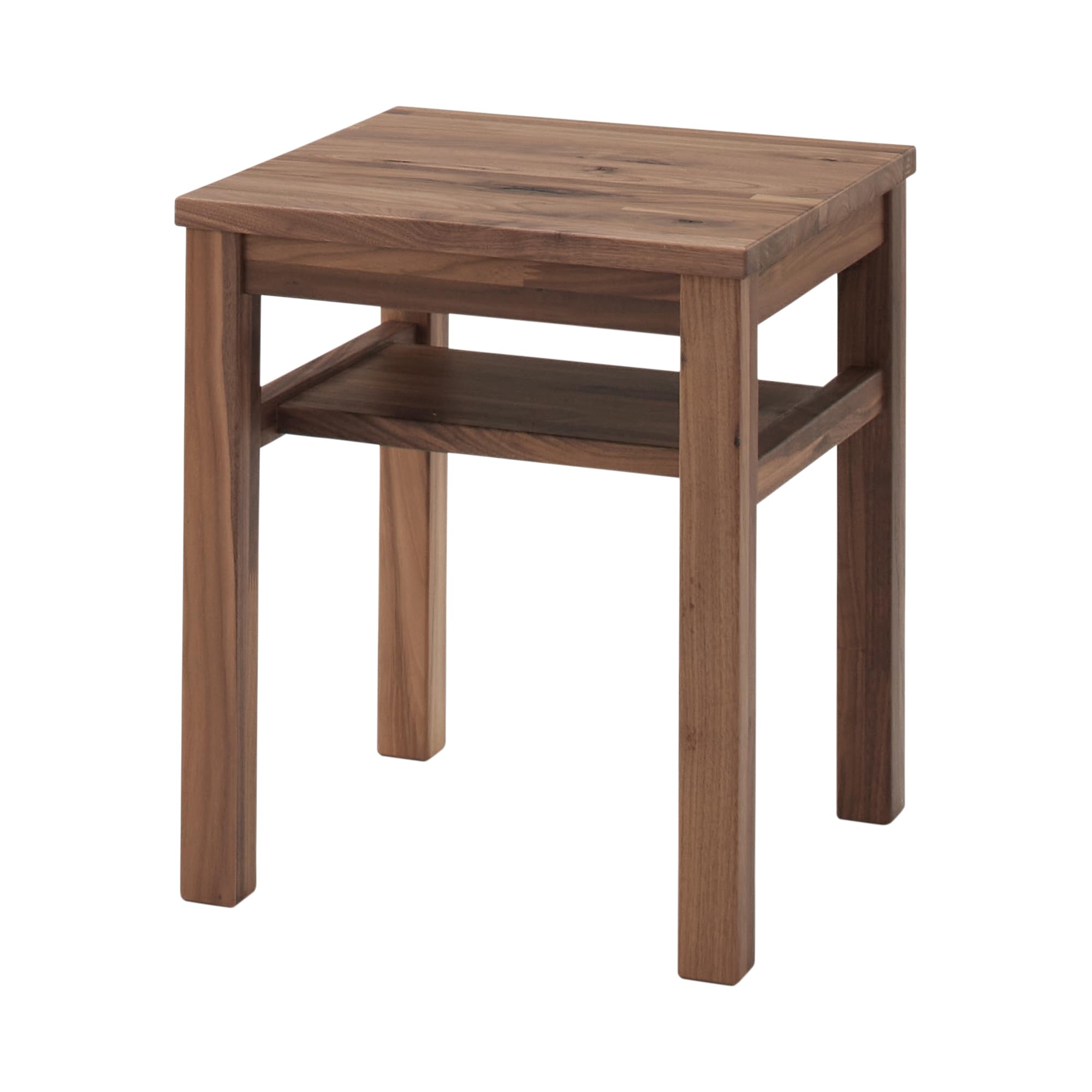 Amazon｜MUJI 無印良品 木製サイドテーブルベンチ ウォールナット材 幅