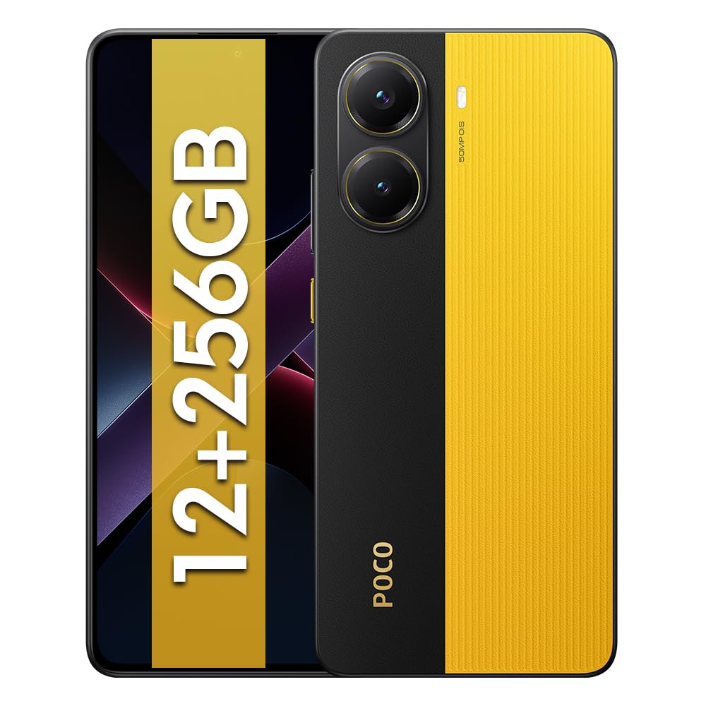 Xiaomi Poco X7 Pro 5G 12GB/256GB Yellow (Yellow) Dual SIM : Amazon