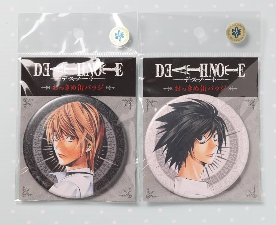 DEATHNOTE デスノート コミックス缶バッジコレクションメロ&マット