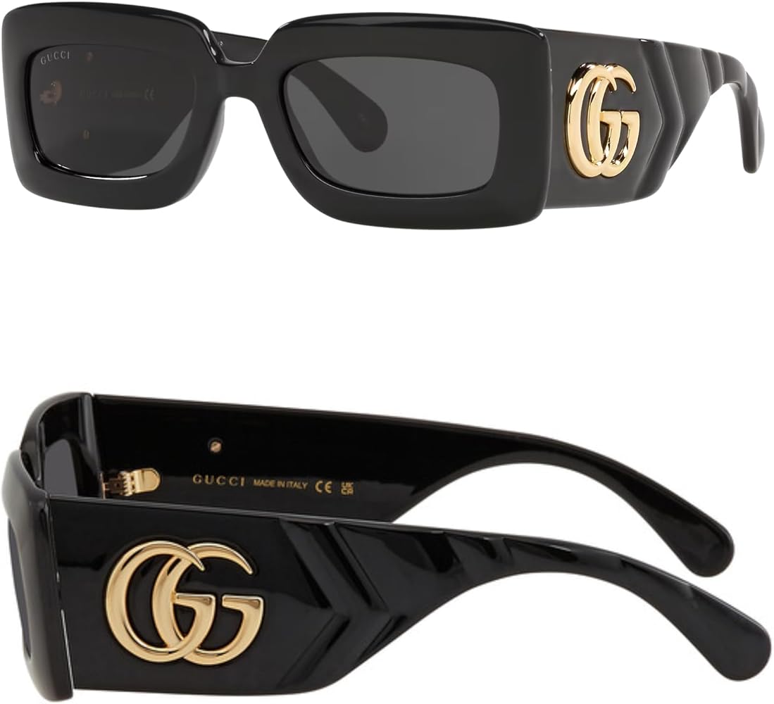 Gucci GG0811S GG Running Logo Rectangular -Shaped Non-Polarized