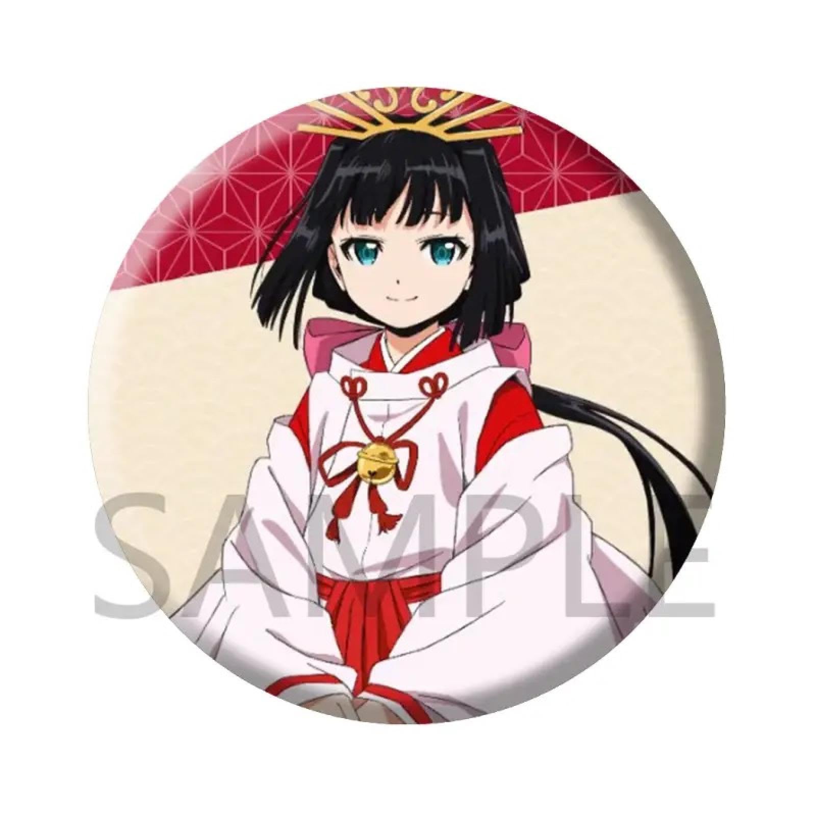 Amazon.co.jp: 逃げ上手の若君 バッジ 缶バッジ 北条時行 雫 弧次郎