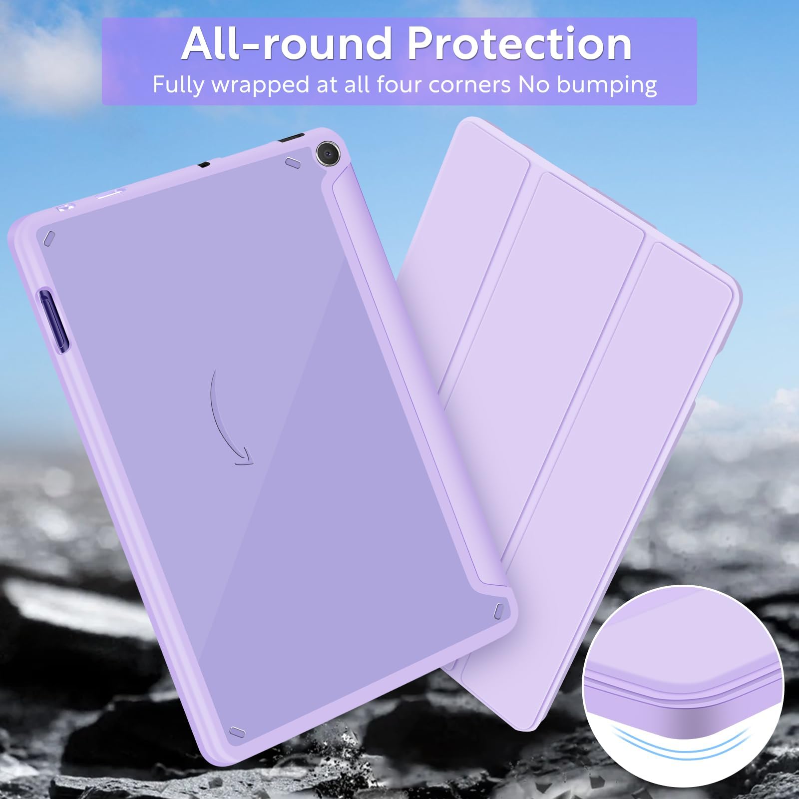 Amazon.com: Slim Case for Kindle Fire HD 10 & Fire HD 10 Kid