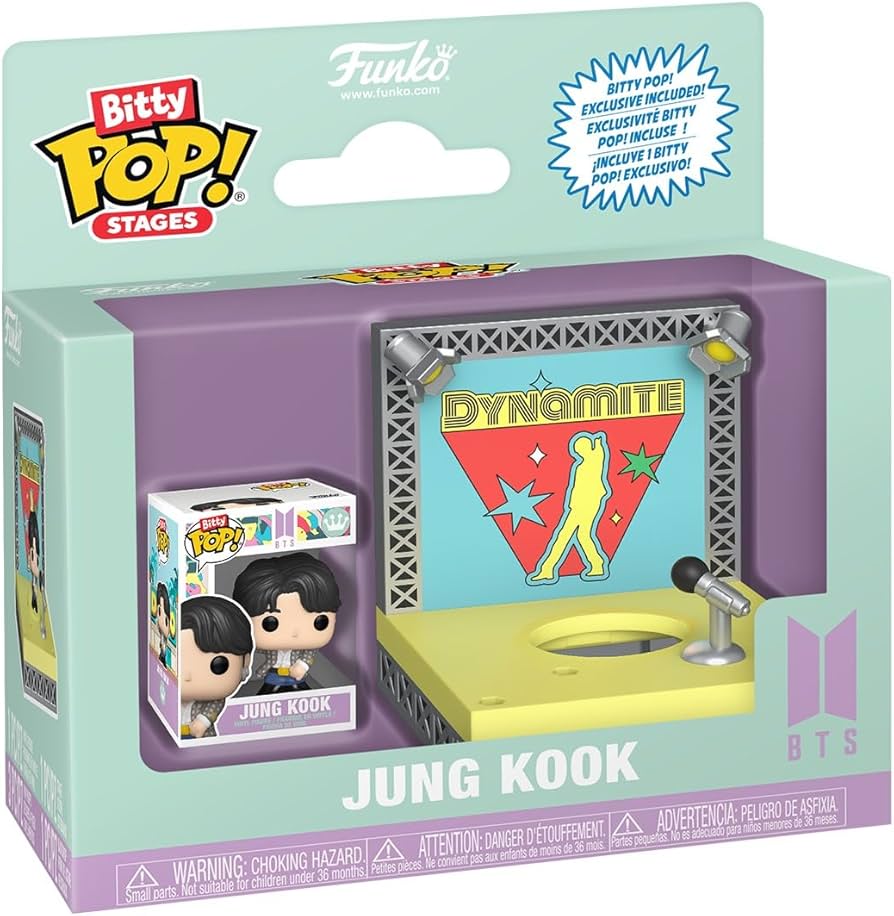 Amazon.com: Funko Pop! Bitty Stages: BTS - Dynamite - Jung Kook