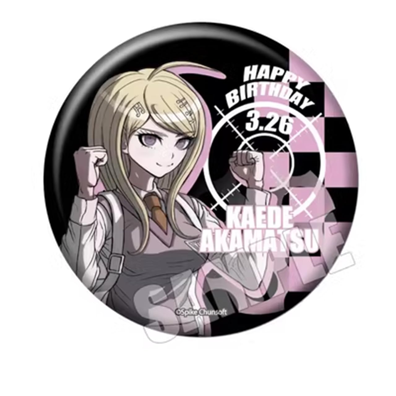 ダンガンロンパ プリロール バースデー 缶バッジ 東条斬美 2018 A