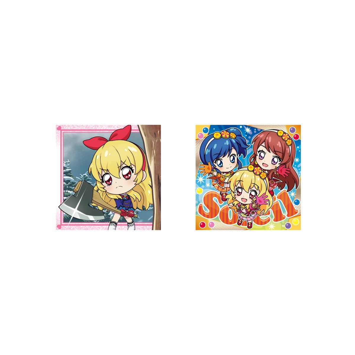 Amazon | バンダイ(BANDAI) にふぉるめーしょん アイカツ！シール