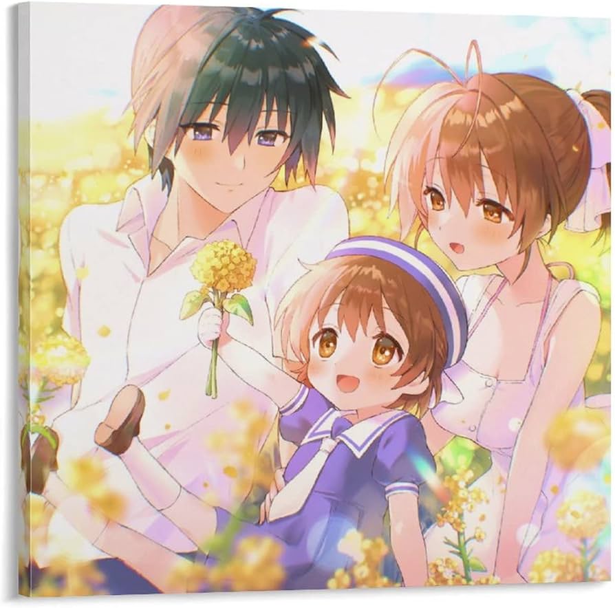 Amazon.co.jp: ポスター CLANNAD 岡崎朋也 古河渚 絵画 壁掛け 部屋
