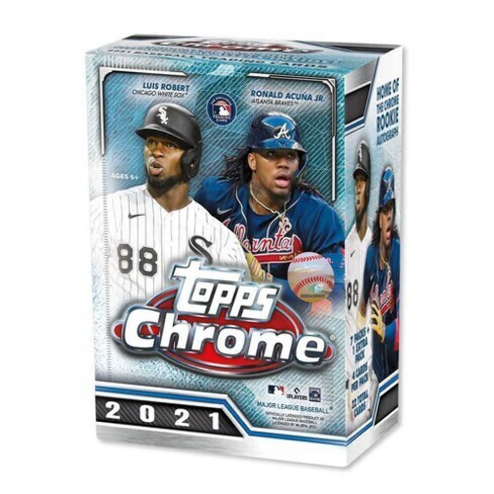 Amazon.com: 2021 Topps Chrome Baseball Cards Blaster Box 32 Cards