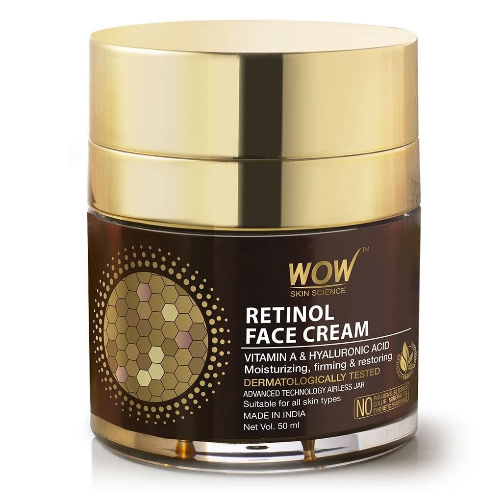 Amazon.com: WOW Skin Science Retinol Face Cream with Hyaluronic