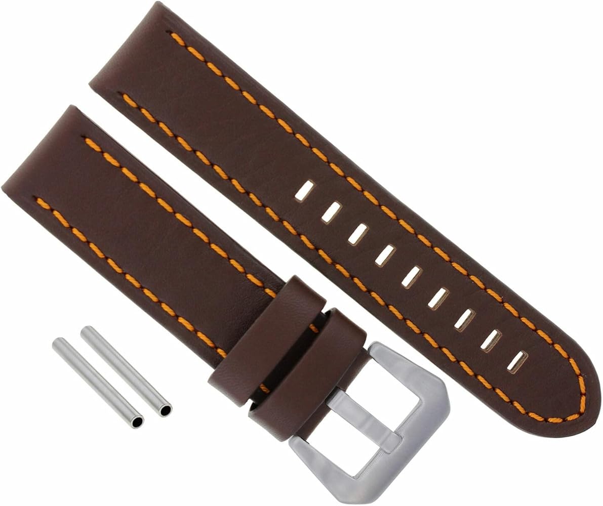 Amazon.com: Ewatchparts 20mm Leather Watch Band Strap Compatible