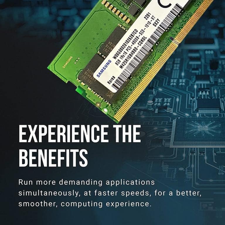 Samsung 16GB (8GB x 2) DDR5 4800MHz SODIMM PC5-38400 CL40 1Rx16