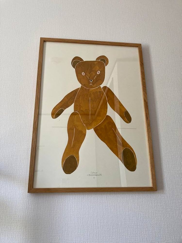 山口一郎 原画 ポストカード テディベア 原画】山口一郎 ブルーバード