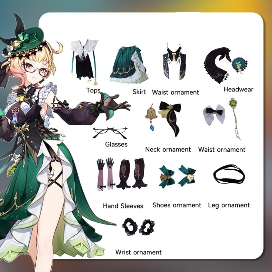 Amazon | エミリエ コスプレセット 原神 げんしん Genshin エミリエ