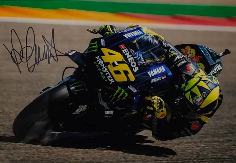 Amazon.co.jp: ○バレンティーノロッシ 直筆サインフォト写真 MotoGP