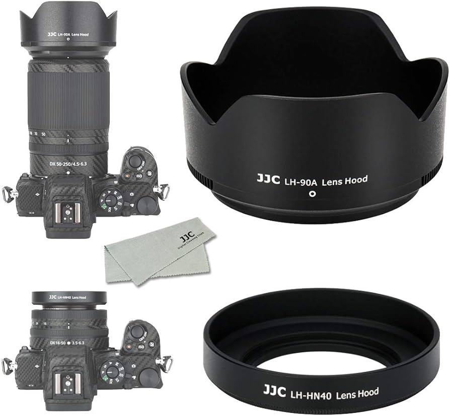 Amazon.com : (1+1) Screw on + Bayonet Lens Hood Shade for Nikon