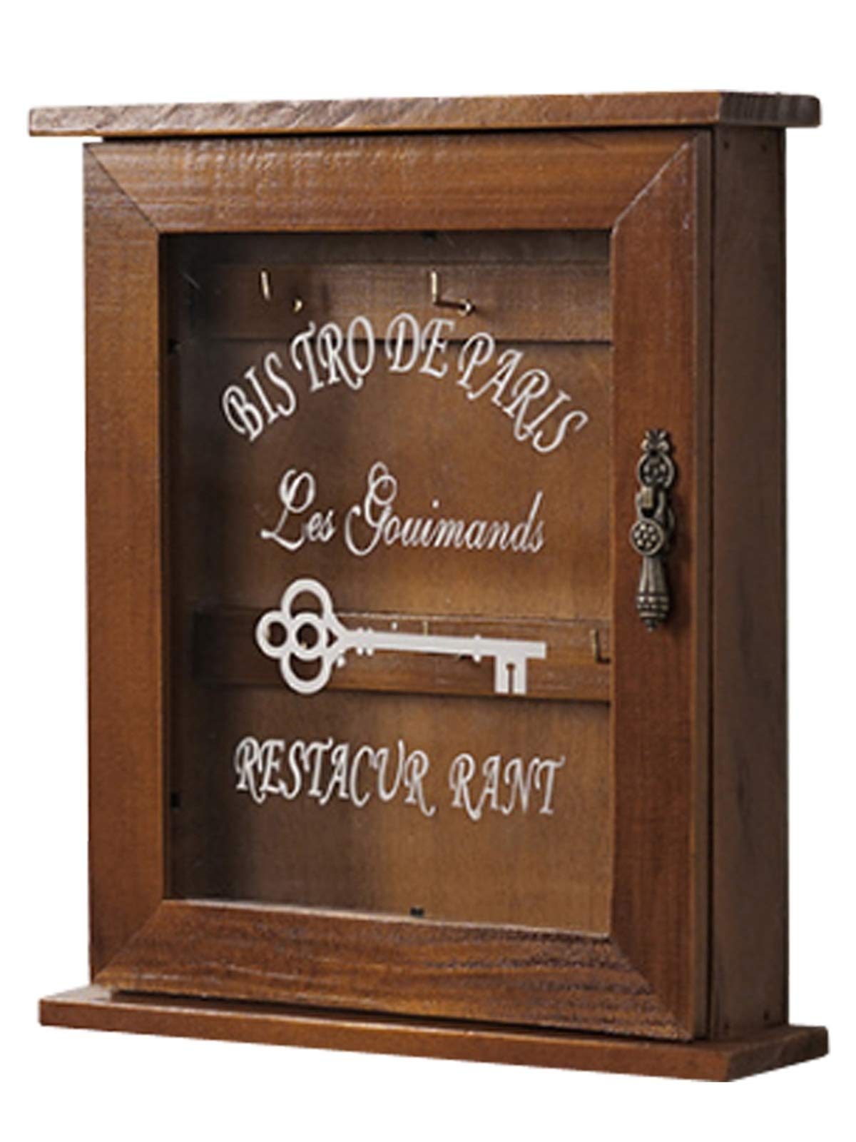 Amazon｜[Hkyna] アンティーク インテリア 鍵 収納 壁掛け キーケース