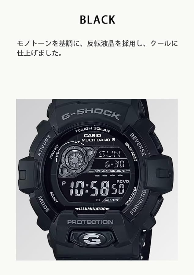 Amazon.com: CASIO G-Shock Tough Solar Radio Controlled MULTIBAND 6