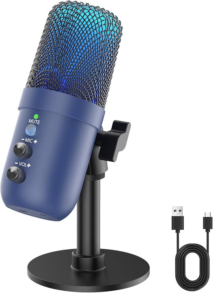 Amazon.co.jp: コンデンサーマイク USBマイク ゲーミングマイク PC