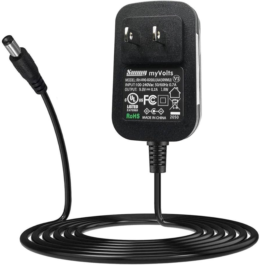 MyVolts 9V Power Supply Adaptor Compatible with Ibanez Tube