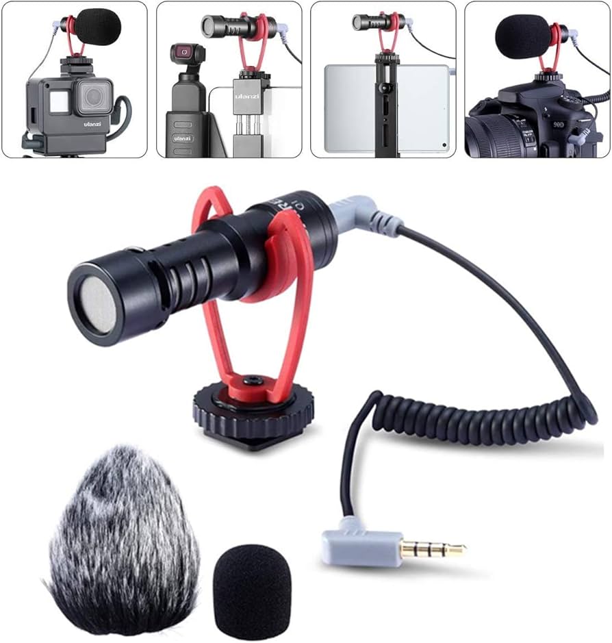 Amazon.co.jp: カメラマイク ビデオマイク 外付けマイク vlogマイク 集
