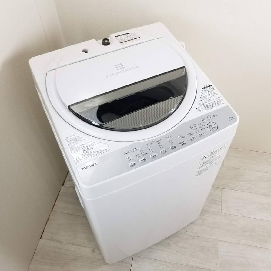 Amazon.co.jp: 東芝 全自動洗濯機 6kg グランホワイト AW-6G6 W
