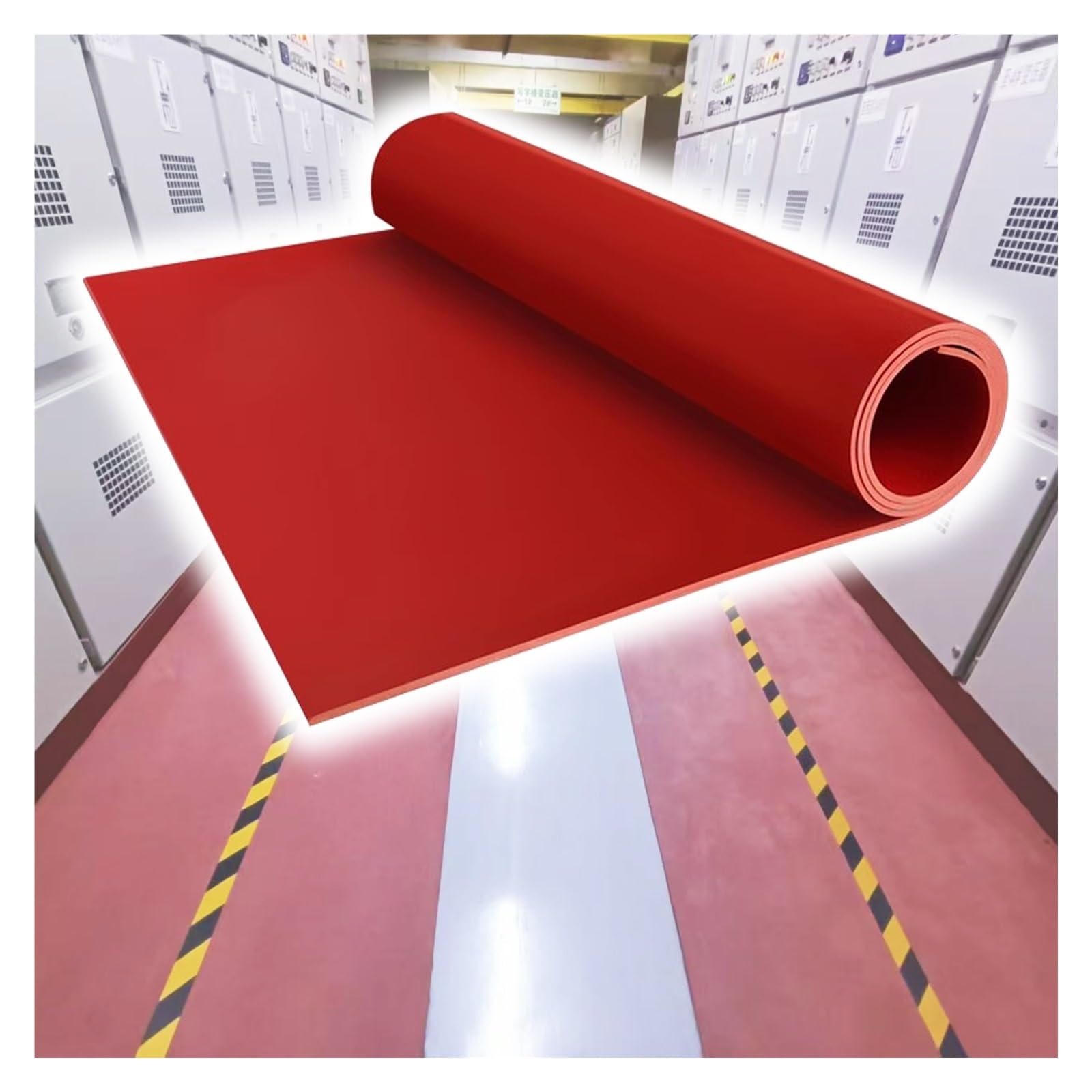 Amazon.co.jp: 絶縁シート 配電室用 絶縁ゴムマット, 高耐久性電気絶縁