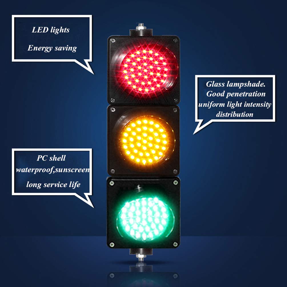 Amazon.co.jp: 産業用LED交通 信号ライト リモコン機能付き、ø100mm