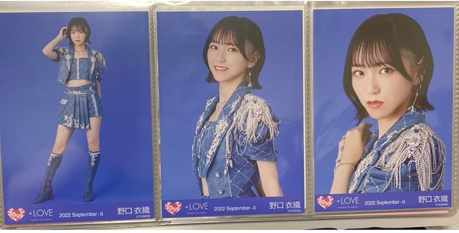 Amazon.co.jp: イコラブ =LOVE 野口衣織 生写真 コンプ Be selfish