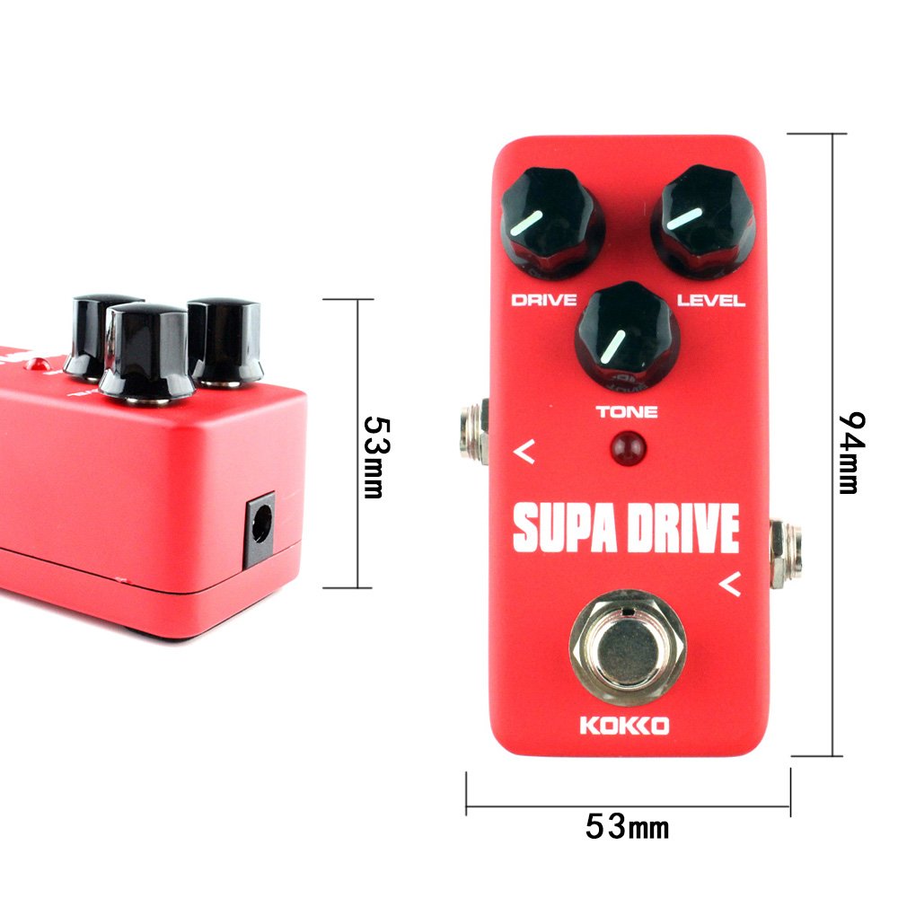 Amazon.com: Guitar Mini Effects Pedal Supa Drive - Warm and Clean