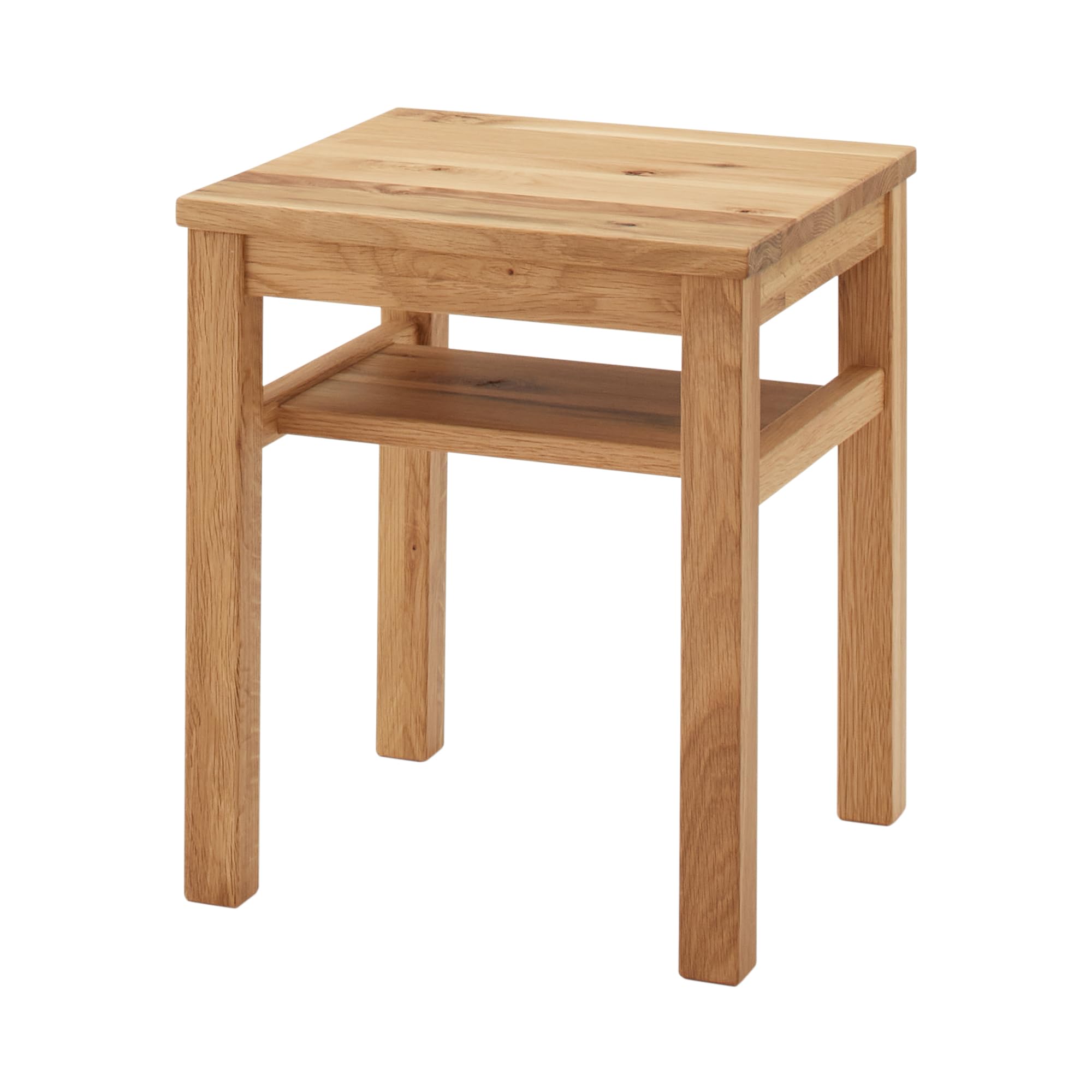 Amazon｜無印良品 木製サイドテーブルベンチ オーク材 幅37×奥行37×高