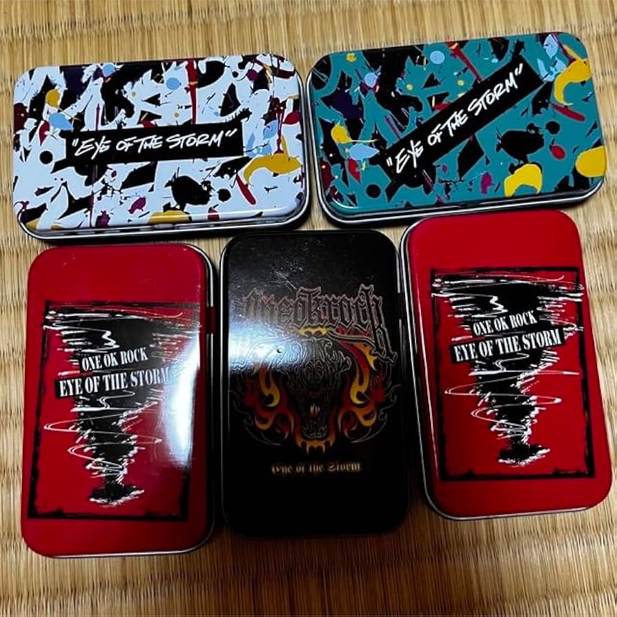 Amazon.co.jp: ONE OK ROCK Eye of the storm グッズ 缶ケース : おもちゃ