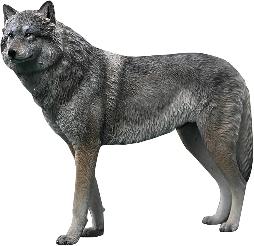 Amazon.co.jp: JXK 1/6 サイズ 北極狼 オオカミ 狼 ウルフ 動物 野生