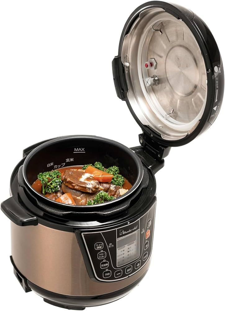 Amazon | ワンダーシェフ wonderchef 電気圧力鍋 楽ポン スターター
