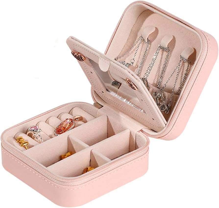 Amazon｜C h e r m y a a 1つ ジュエリーボックス ジュエリーポーチ