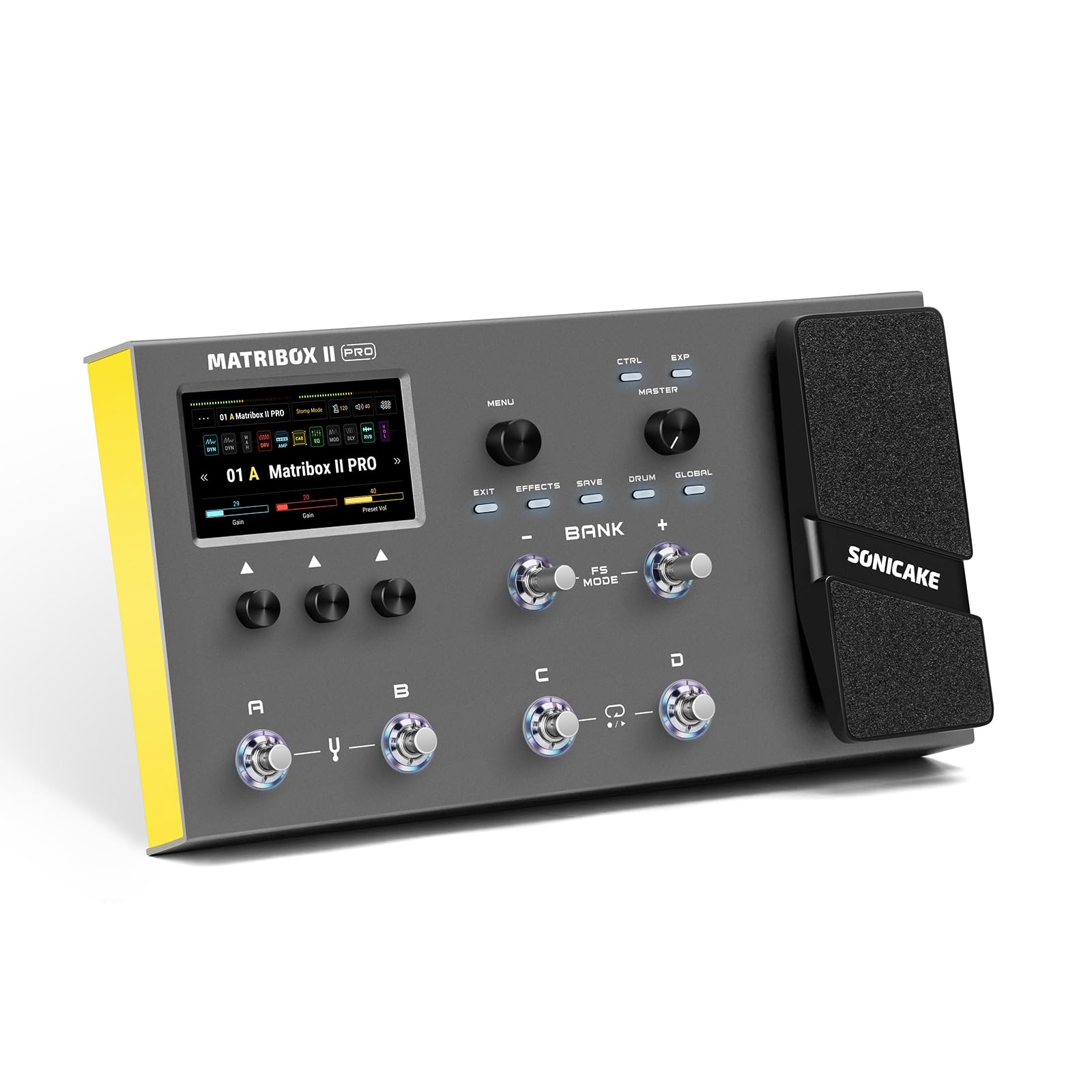 Amazon.com: SONICAKE Matribox II Pro - Multi Effects Guitar Pedal