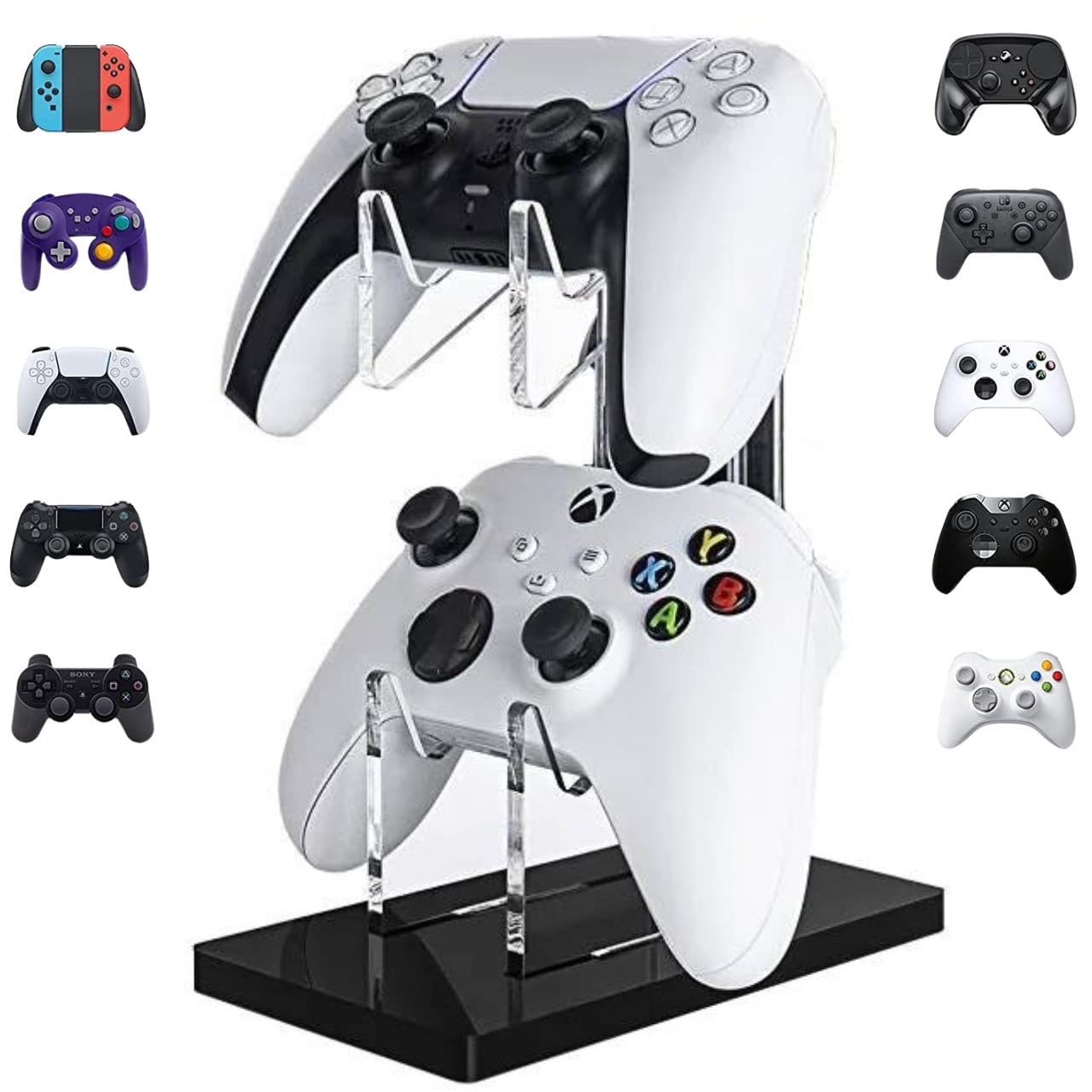 Amazon.co.jp: 【TKS Stars】ゲームコントローラースタンド 2段式 2台