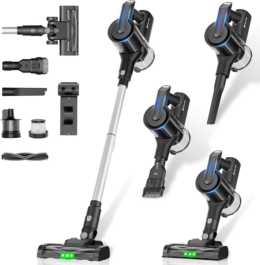 Amazon | 掃除機 コードレス【70,000PA超強力吸引・自立式設計