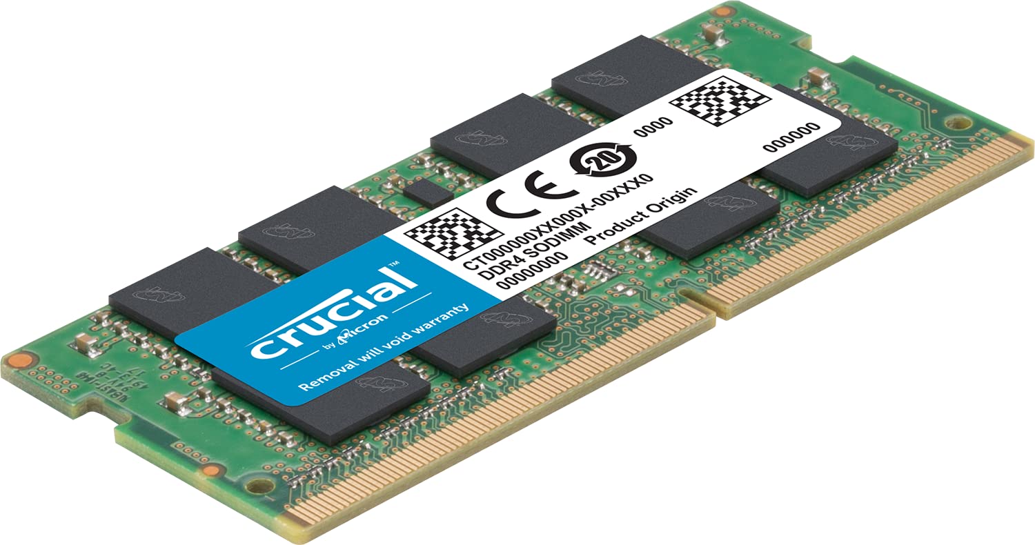 Crucial 32GB Kit (16GBx2), 260-pin SODIMM, DDR4 PC4-21300, at