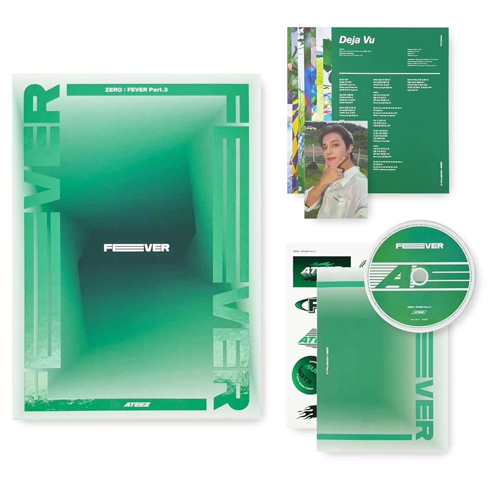 ATEEZ - [ZERO : FEVER Part.3] (A ver.) Out Box + Photo Booklet +