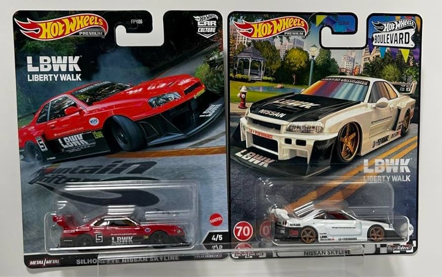 ホットウィール LB-ER34 スーパーシルエット3セット