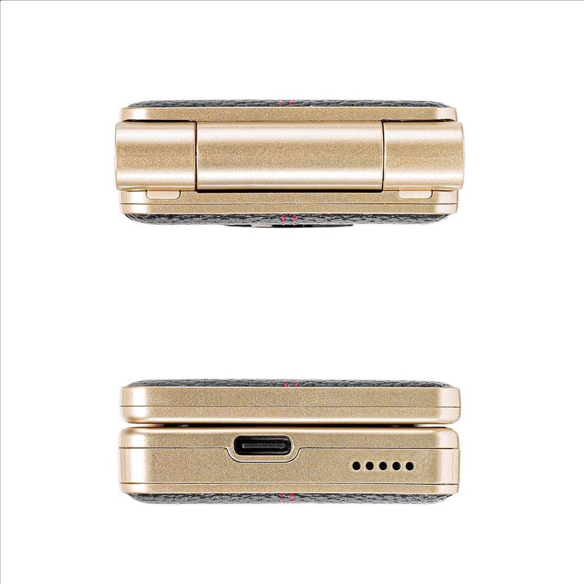 Amazon | Mode1 ガラケー 型 SIMフリー スマホ RetroII レザー調