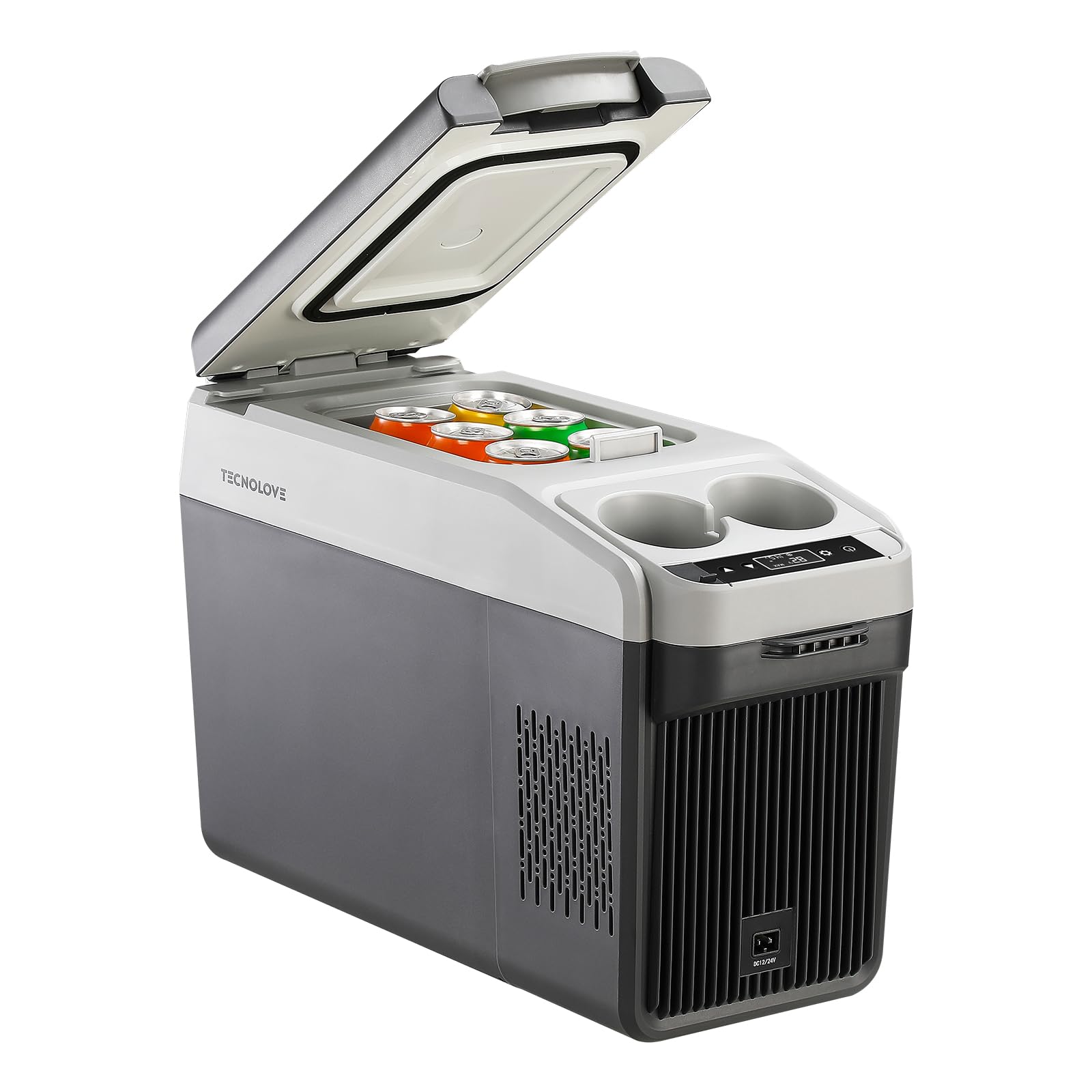 Amazon.co.jp: Tecnolove 車載冷蔵庫 13L -20℃～10℃ 急速冷凍