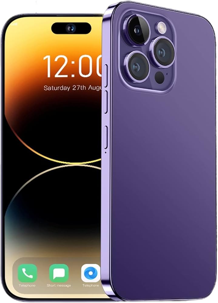 Amazon | I4ProMax 4Gスマートフォン，6.82 インチ HD スクリーンと